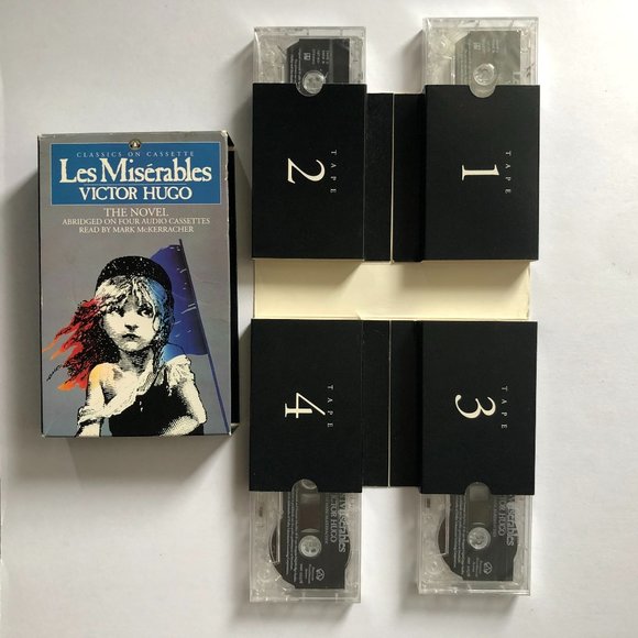 VINTAGE RARE Les Miserables Audio Cassettes SEALED